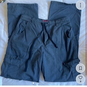 Blue cargo pants